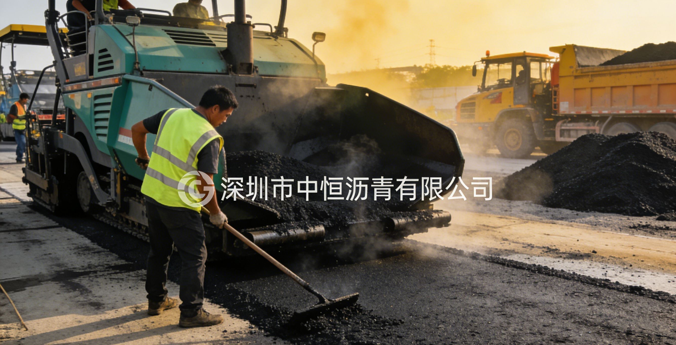深圳中恒沥青 - 园区道路建设施工